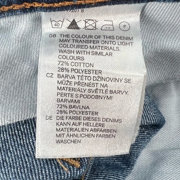 H&M &denim Straight Leg Regular Waist Jeans Size 29 x 30 Men’s - Picture 4 of 4